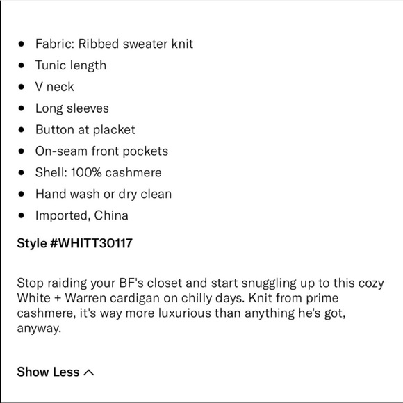 Boyfriend Cashmere Cardigan - Picture 9 of 9